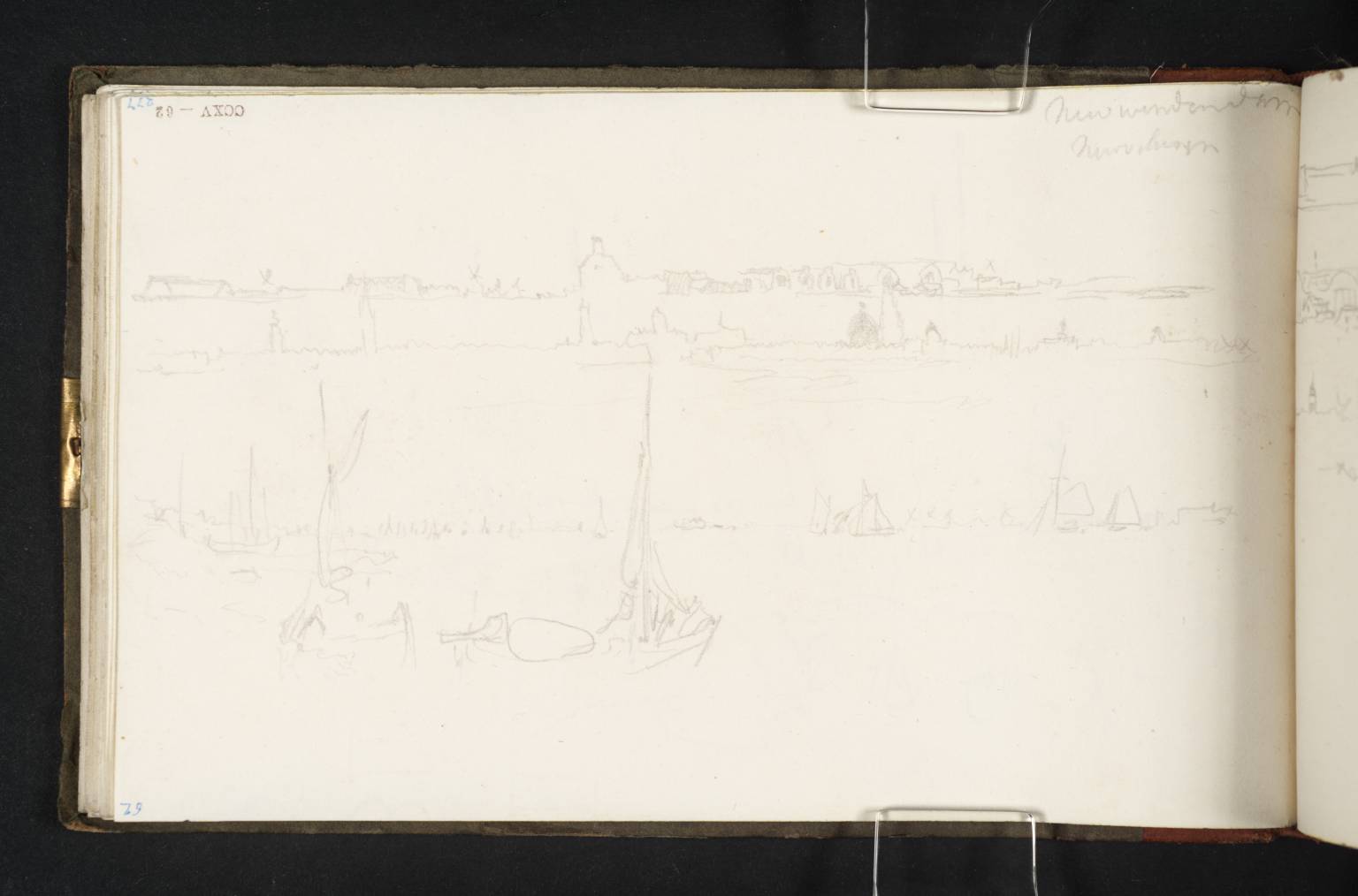 Shipping on River. Newwendendam [Turner]