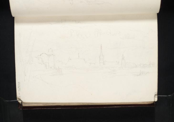 Joseph Mallord William Turner, ‘?Liège; Landscape overlooked by Fortification’ 1824