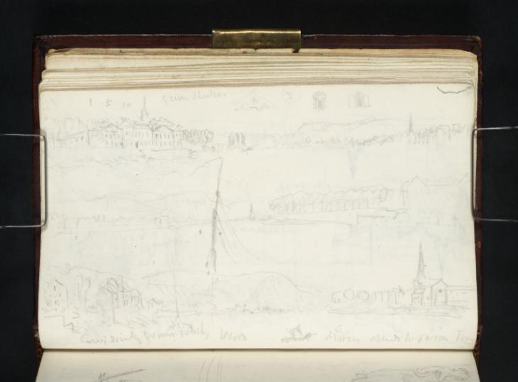 Joseph Mallord William Turner, ‘Three Meuse Views, possibly the Chateau Cockerill at Seraing’ 1824