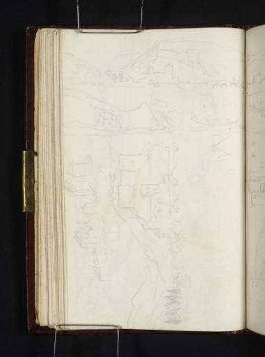 Joseph Mallord William Turner, ‘Huy, Looking Upstream’ 1824