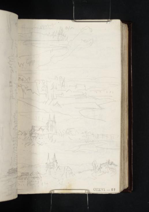 Joseph Mallord William Turner, ‘Mosan Landscape; Sedan; ?Charleville’ 1824