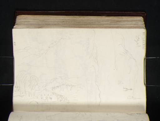 Joseph Mallord William Turner, ‘Sketches of a Village and Bridge; Landscape Sketches’ 1824
