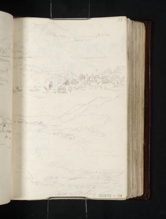 Joseph Mallord William Turner, ‘Views at and near Trier, Including: The Junction of the Saar and Moselle near Konz’ 1824