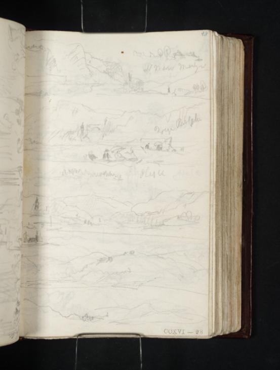 Joseph Mallord William Turner, ‘Five Sketches of the Moselle near Trier’ 1824