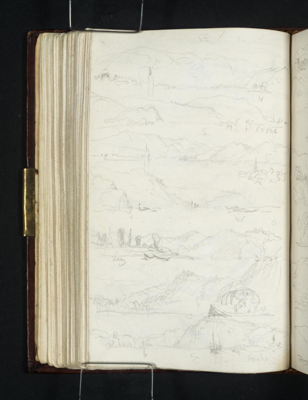 Nine Sketches of the Mosel between Ensch and Klüsserath
