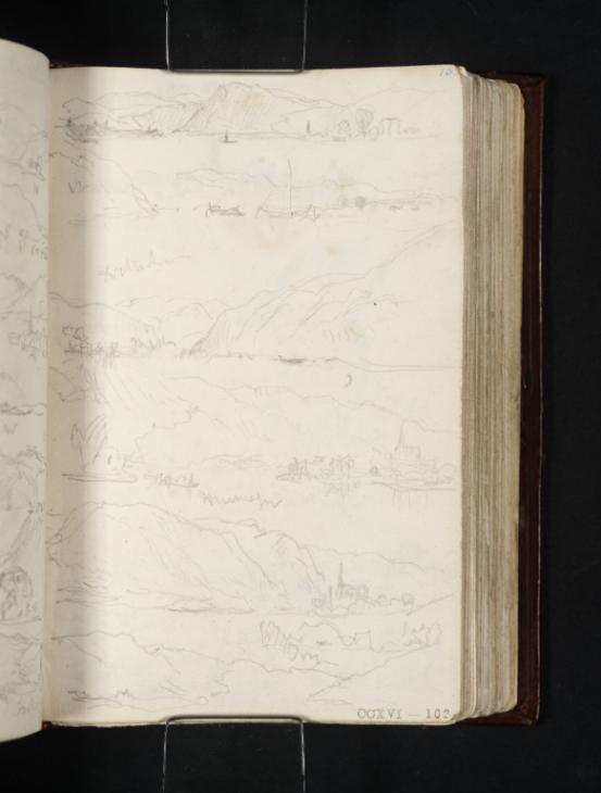 Joseph Mallord William Turner, ‘Seven Sketches of the Moselle between Trittenheim and Dhron’ 1824