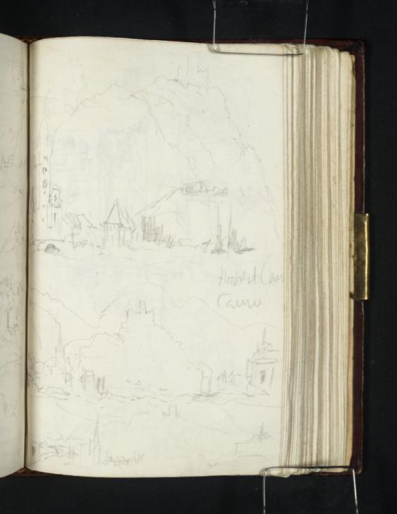 Joseph Mallord William Turner, ‘Bernkastel and the Landshut, Looking Upstream; Bernkastel and the Landshut, Looking Upstream, with St Nicholas's Hospital, Kues’ 1824