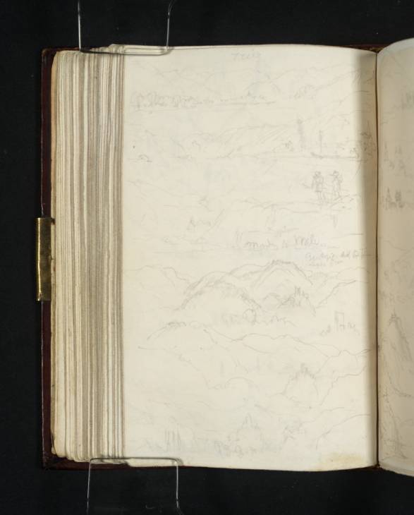 Joseph Mallord William Turner, ‘Seven Sketches near Treis, the Last Four Showing Burg Treis’ 1824