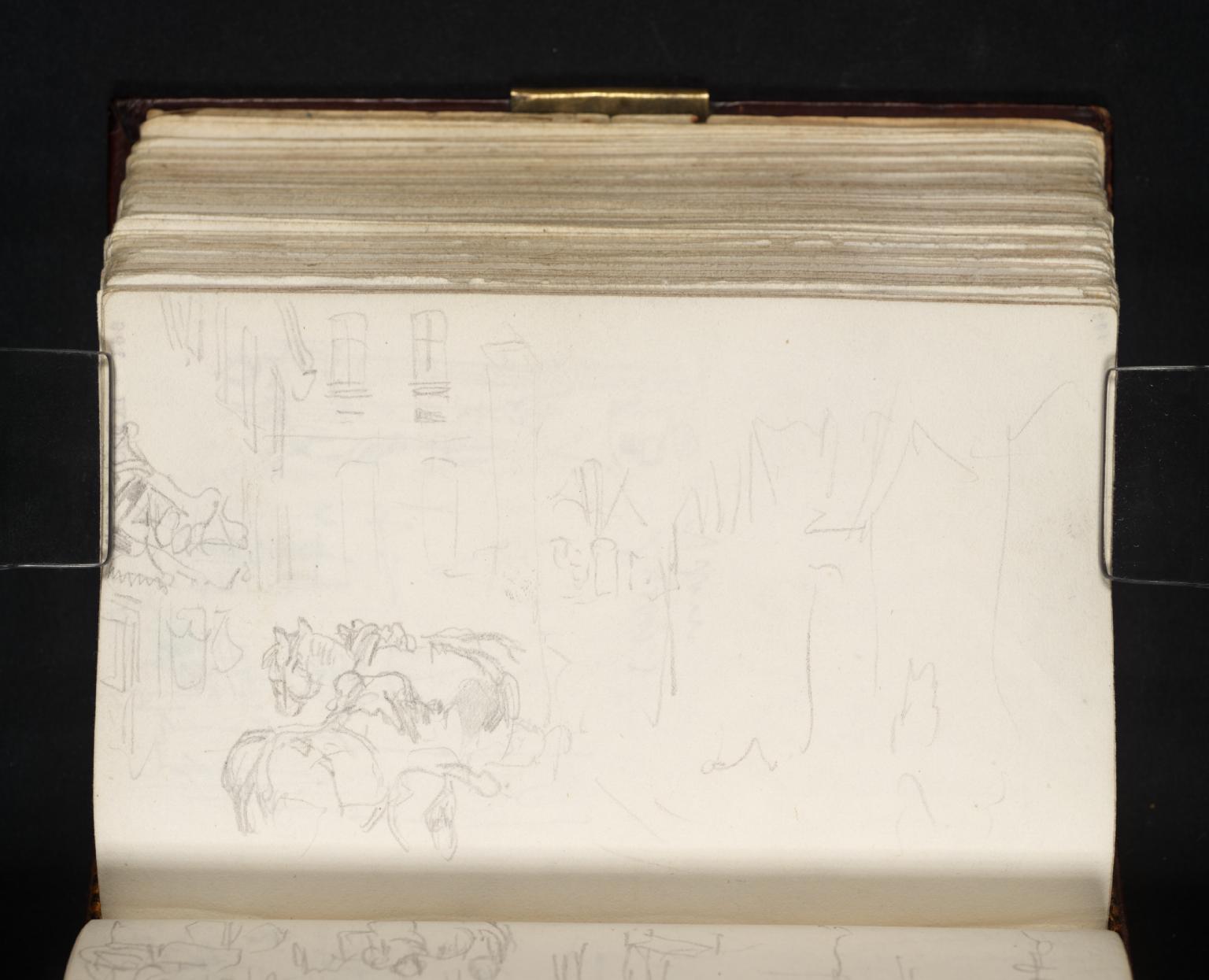 Street Scene, with Pack Horses