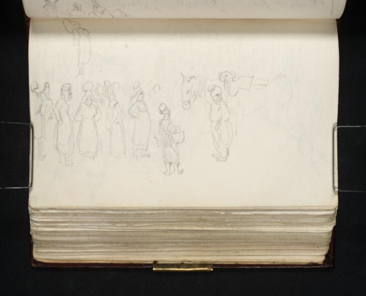 Joseph Mallord William Turner, ‘Group of Figures ?at Eu’ 1824
