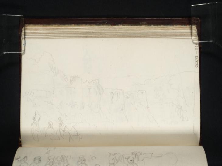 Joseph Mallord William Turner, ‘Walls of the Château d'Eu’ 1824