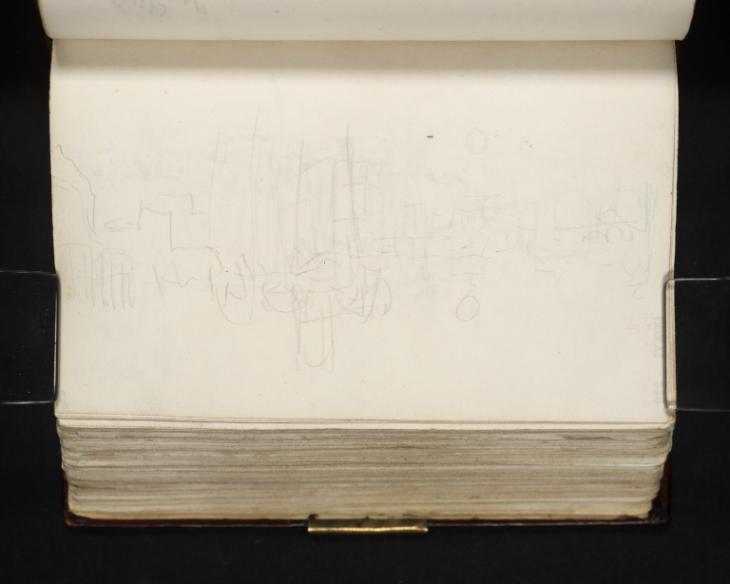 Joseph Mallord William Turner, ‘Dieppe Harbour, from the Quai Henri IV’ 1824