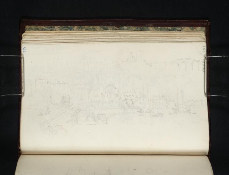 Joseph Mallord William Turner, ‘Dieppe Harbour’ 1824