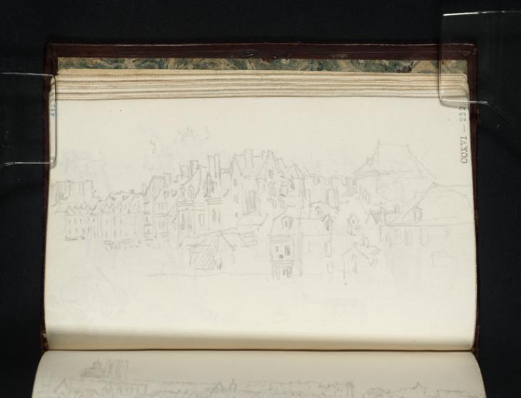 Joseph Mallord William Turner, ‘Houses at Dieppe Harbour’ 1824
