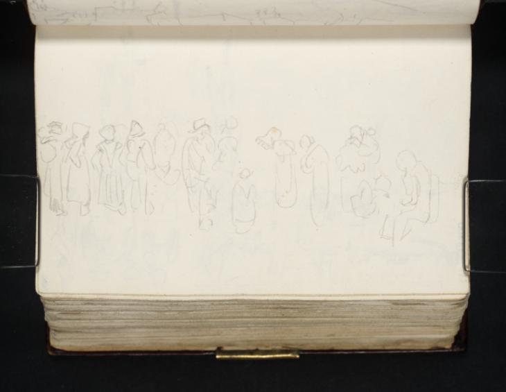 Joseph Mallord William Turner, ‘Group of Figures ?possibly at Calais’ 1824