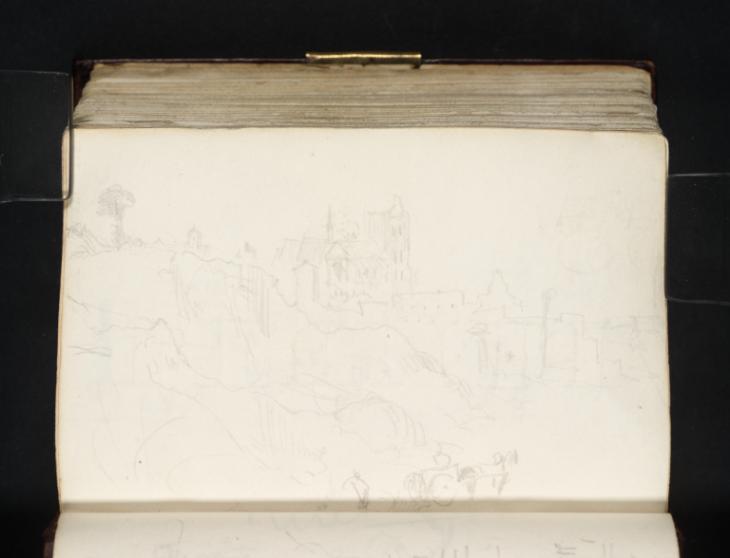 Joseph Mallord William Turner, ‘Brussels, with the Cathedral of Saint Michael and Saint Gudula’ 1824