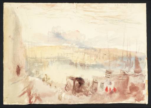 Joseph Mallord William Turner, ‘Dieppe Harbour’ c.1826
