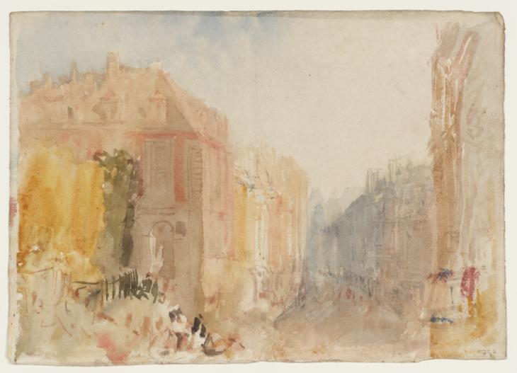 Joseph Mallord William Turner, ‘Grand Rue, Dieppe’ ?1826-7