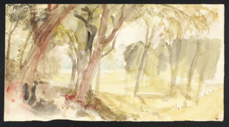 Joseph Mallord William Turner, ‘Trees, ?Northern France’ c.1826