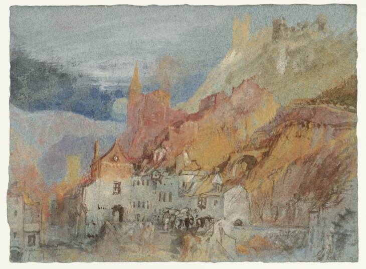Joseph Mallord William Turner, ‘The Entrance to Trarbach from Bernkastel’ c.1839