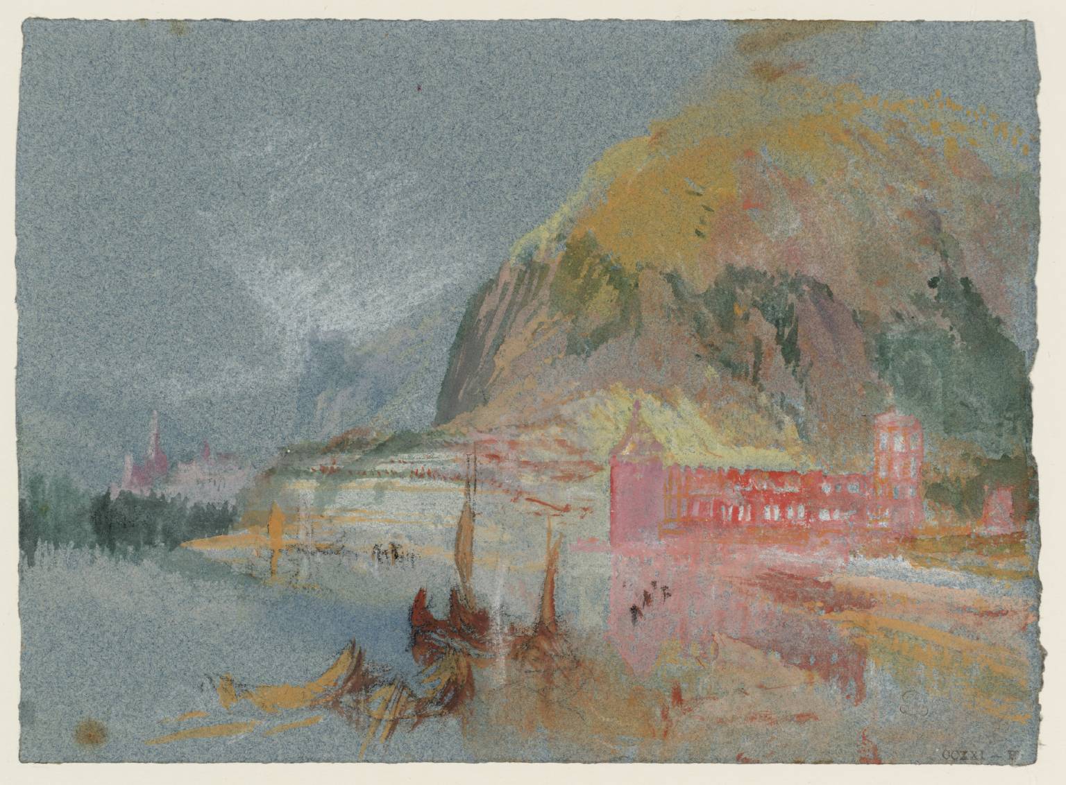 Rosy Castle on River