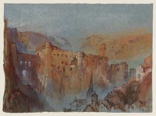 Joseph Mallord William Turner, ‘The Pont du Château and the Bock, Luxembourg’ c.1839
