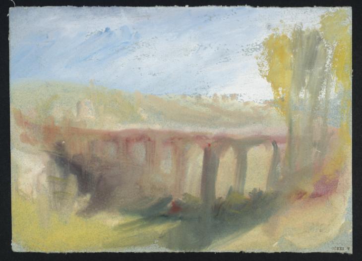 Joseph Mallord William Turner, ‘?The Aqueduct at Arcueil, Île de France’ c.1833