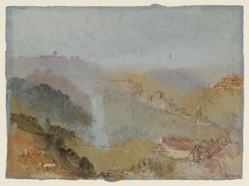 Joseph Mallord William Turner, ‘The Bock, Luxembourg’ c.1839