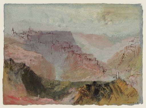 Joseph Mallord William Turner, ‘The Bock, Luxembourg’ c.1839