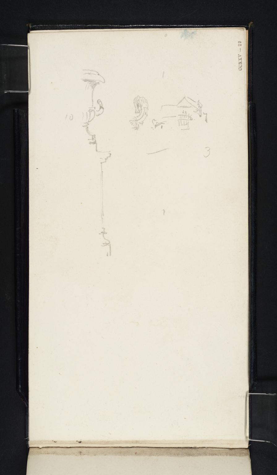 Details of Garden Vase, Pedestal and House, St Anne’s Hill