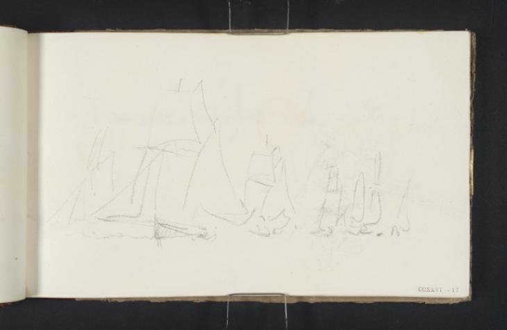 Joseph Mallord William Turner, ‘Yachts under Sail, Perhaps Racing’ 1827