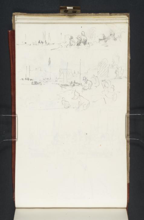 Joseph Mallord William Turner, ‘Spectators and Shipping at Cowes Regatta’ 1827