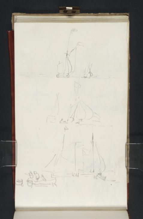 Joseph Mallord William Turner, ‘Studies of Yachts under Sail’ 1827