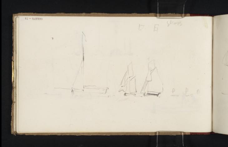 Joseph Mallord William Turner, ‘Yachts under Sail; Flags’ 1827