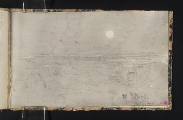 Joseph Mallord William Turner, ‘Portsmouth Harbour and the Isle of Wight from Portsdown Hill’ 1827