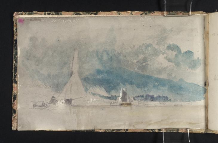 Joseph Mallord William Turner, ‘Yachts Sailing, ?in the Solent off Cowes’ 1827