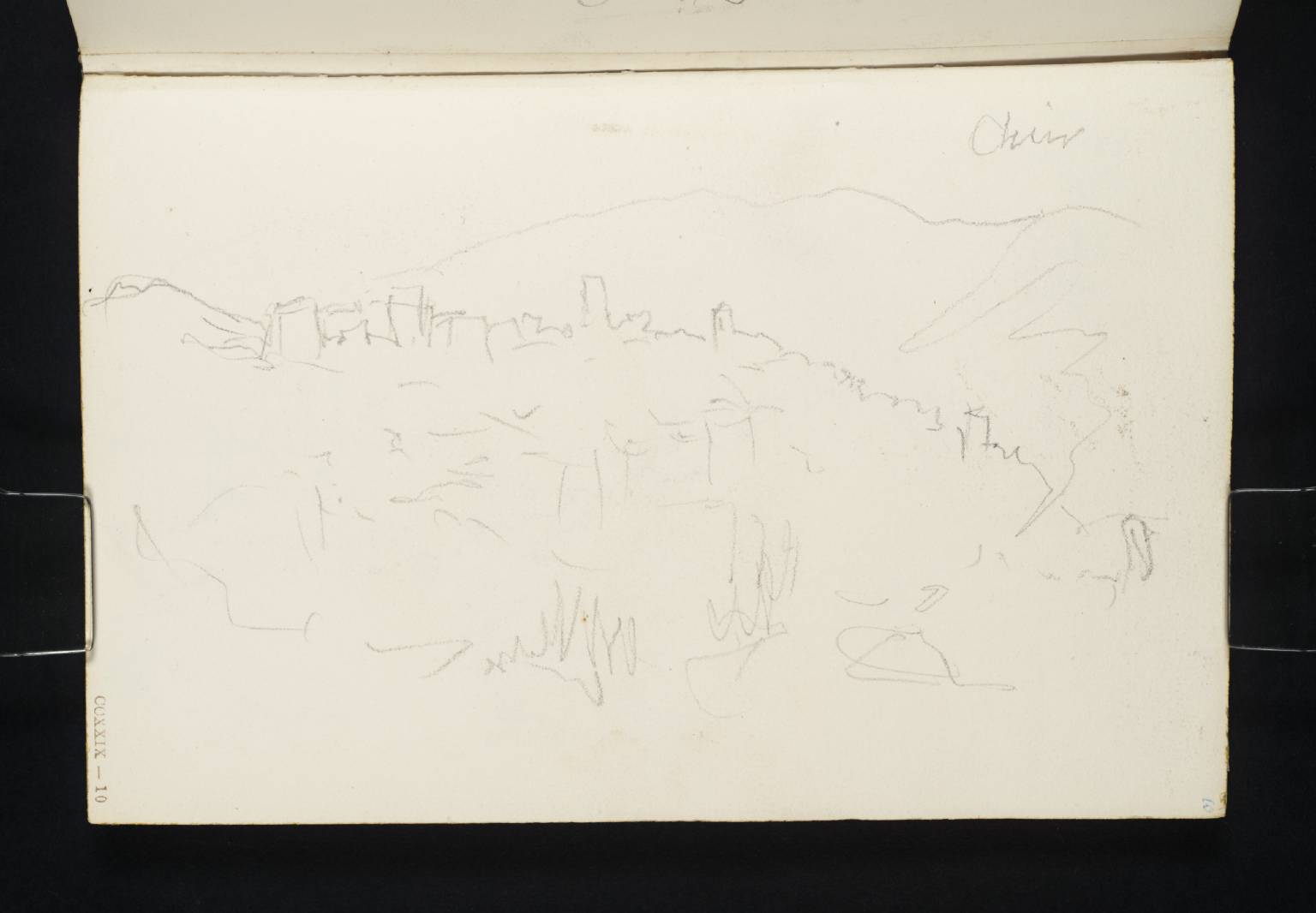 Ruins on Hill. ?Chin [Turner]