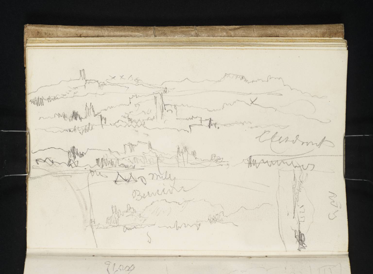 Views of Clermont and Beaucaire [Turner]