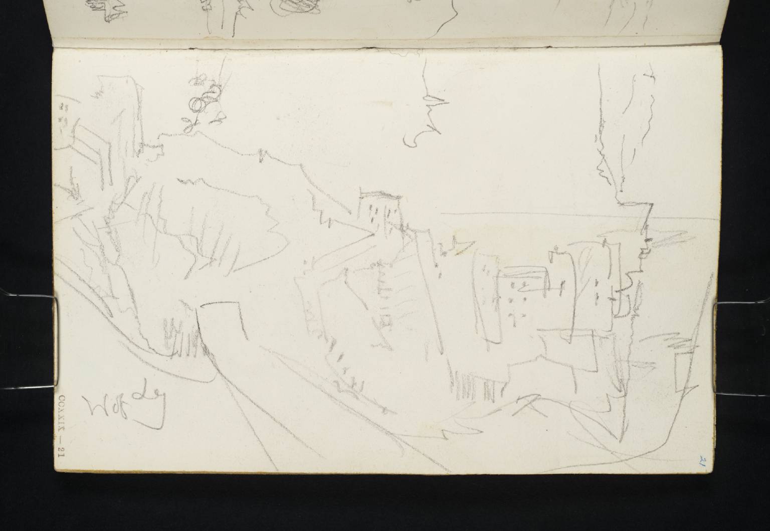Walls of a City. W. of Ly. [Turner] (?Lyons)
