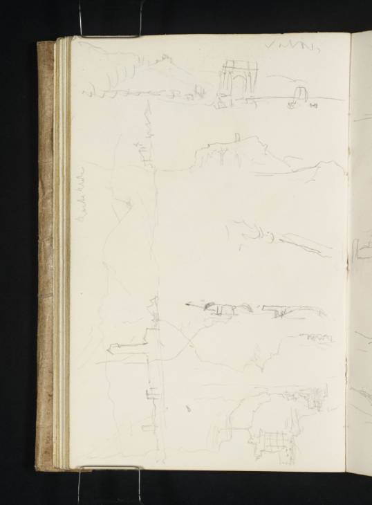 ‘Roquemaure (or Rochemaure), Etc.’, Joseph Mallord William Turner, 1828