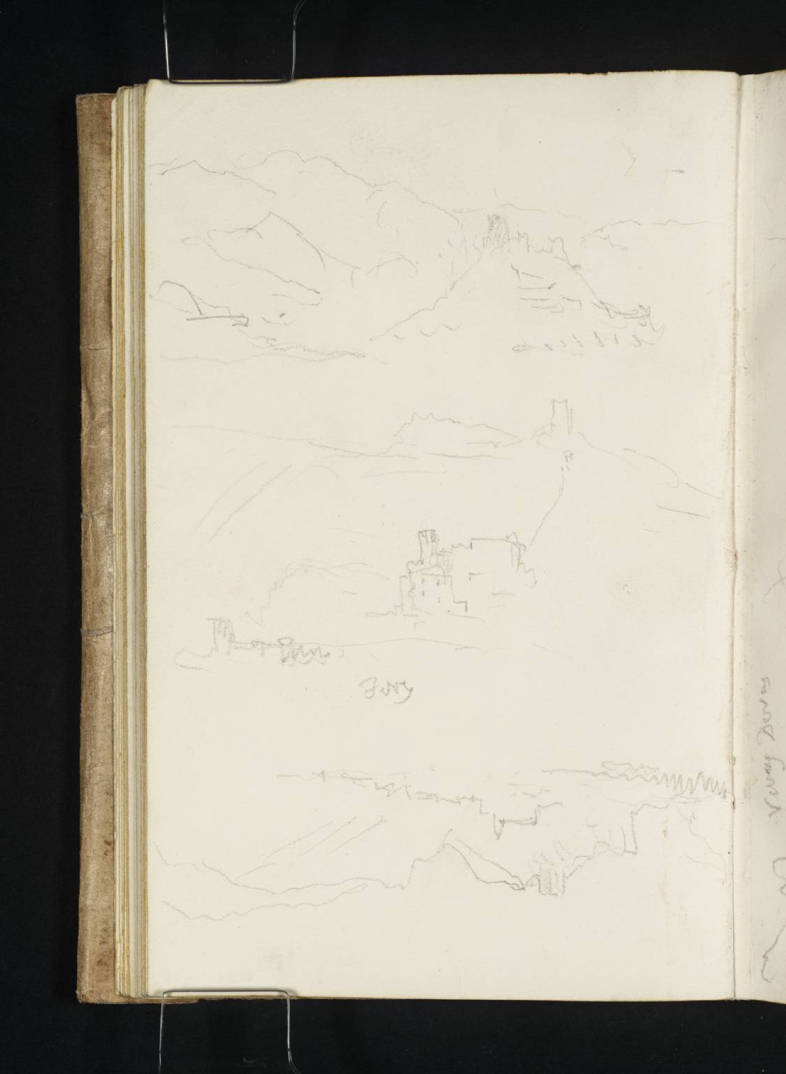Castle among Rocks. ?Fery [Turner]