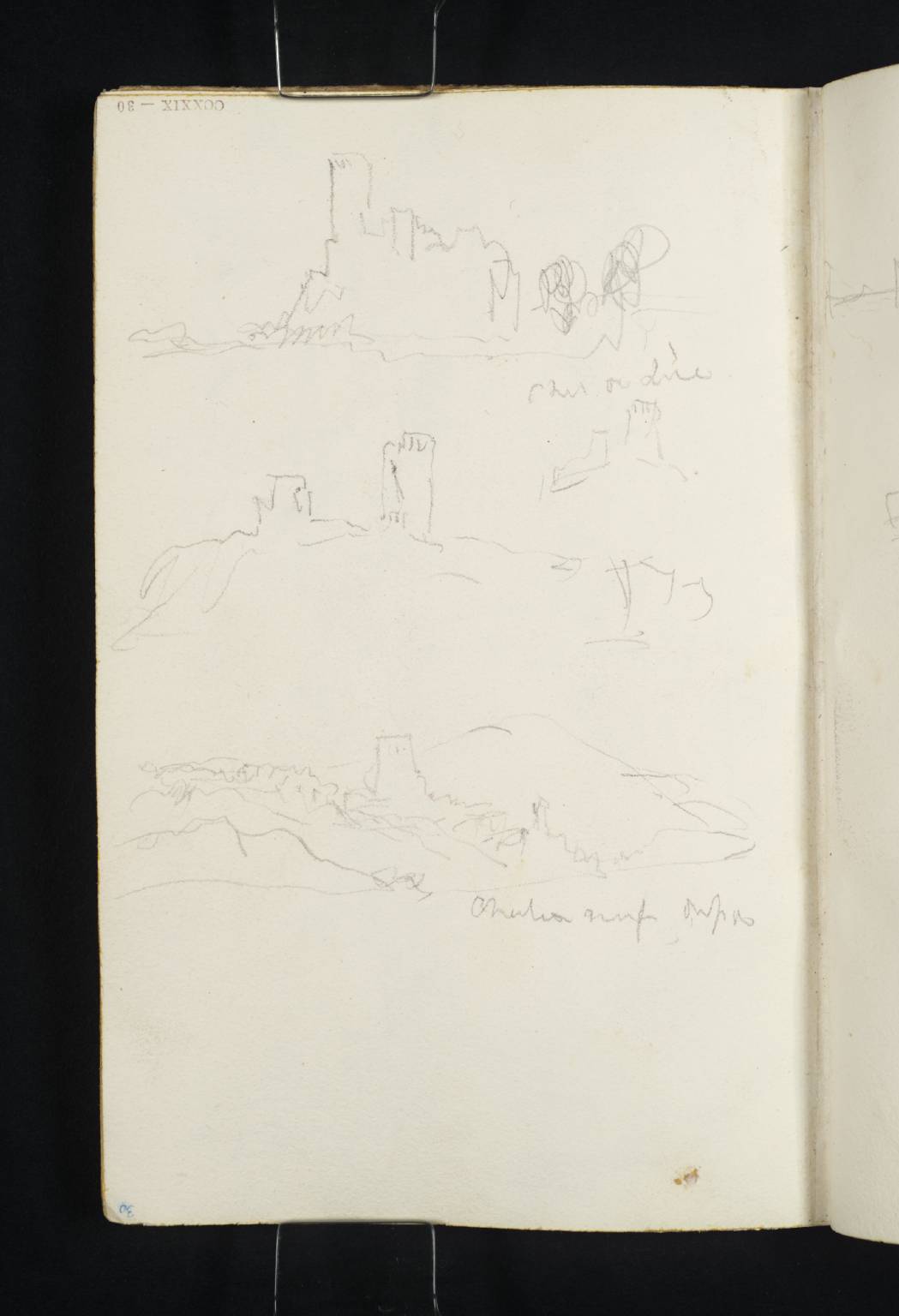 Castle among Rocks. Châteauneuf [Turner]