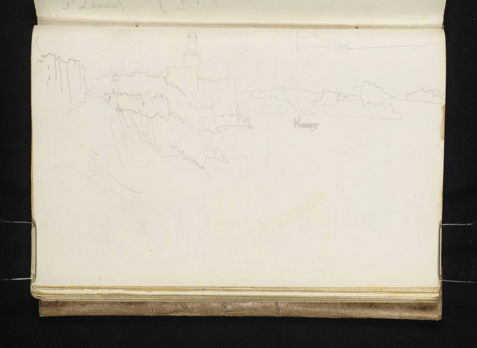 Rocks, with Tower, Etc. Near Marseilles