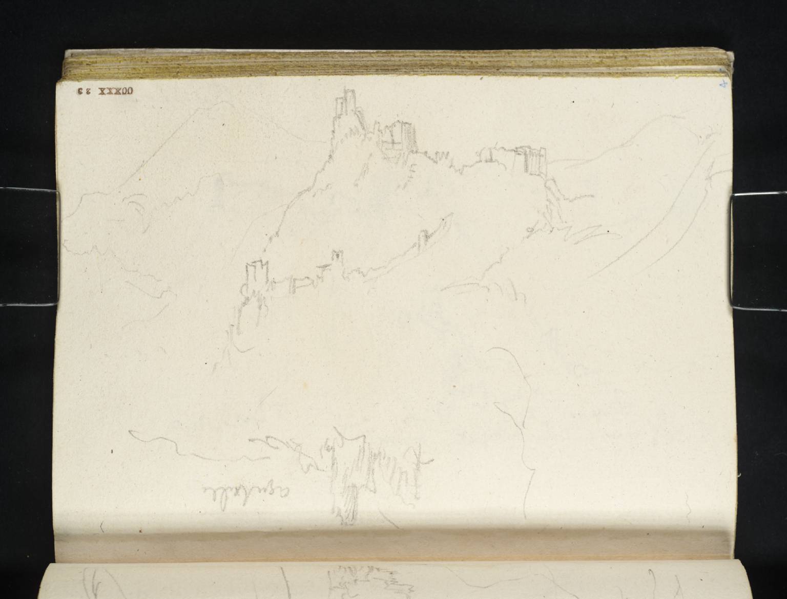 Castle on Rock. ?Aquballe [Turner]