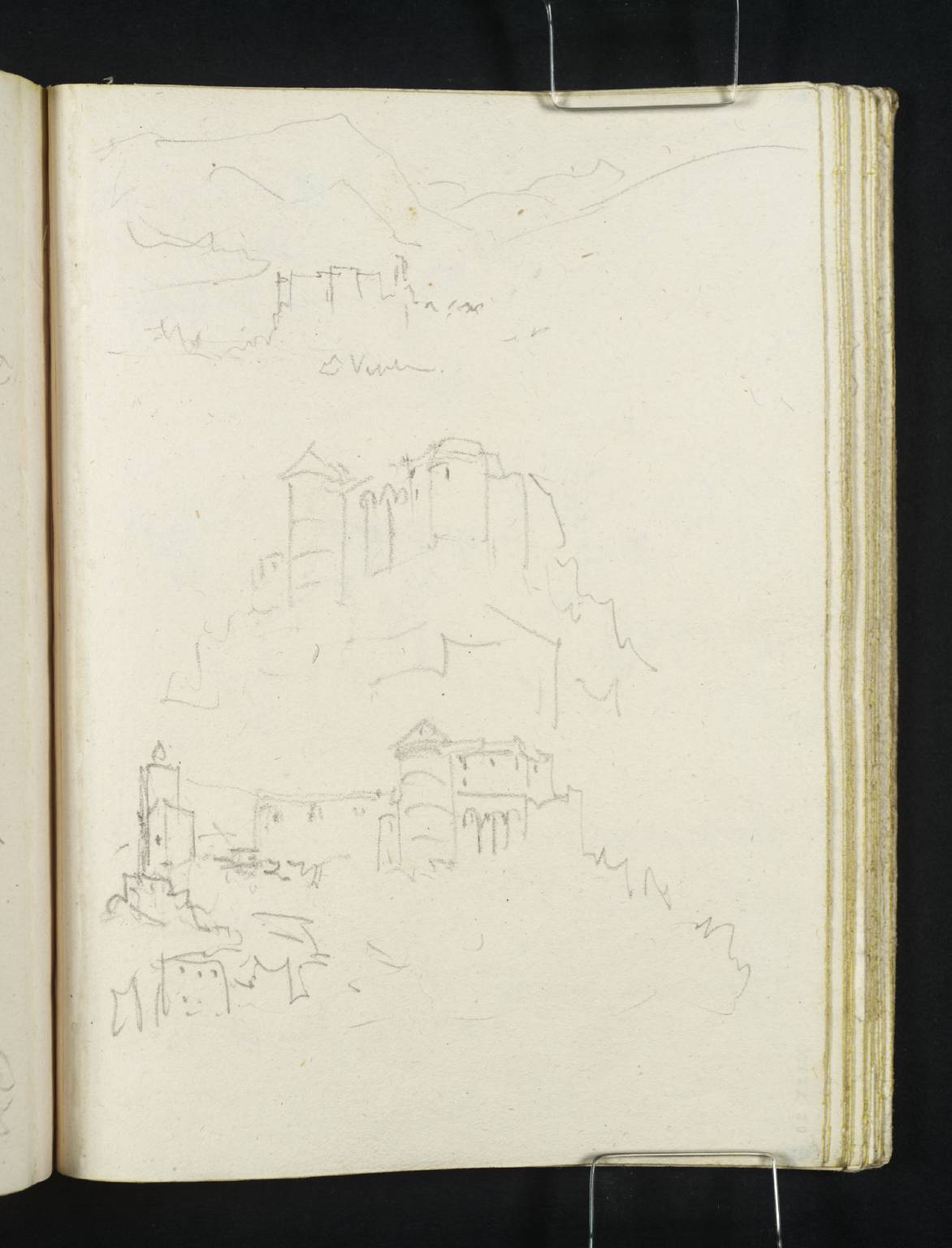 Castle, Etc., on Rock
