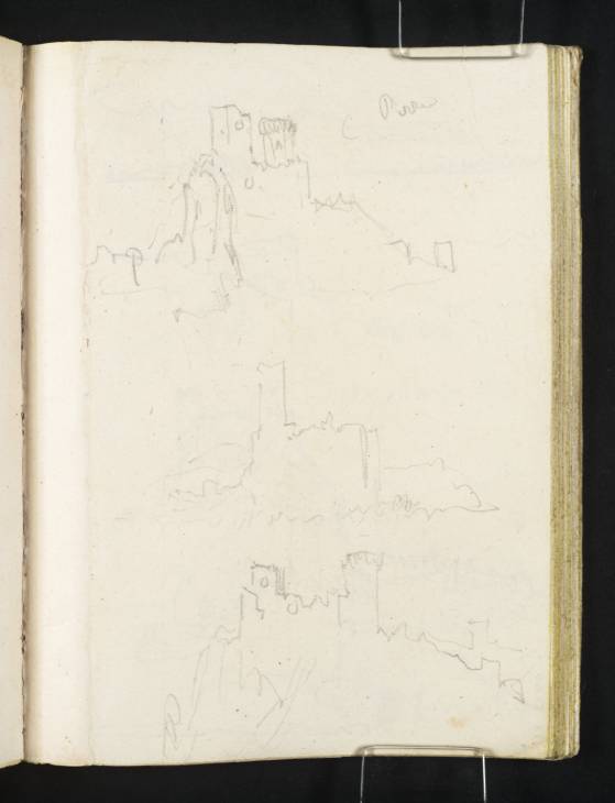 Joseph Mallord William Turner, ‘The Château de l'Hers and the Château de Roquemaure’ 1828