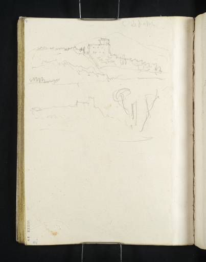 Joseph Mallord William Turner, ‘Views of Châteauneuf-du-Pape and its Ruined Castle’ 1828