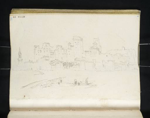 Joseph Mallord William Turner, ‘The Palais des Papes, Avignon’ 1828