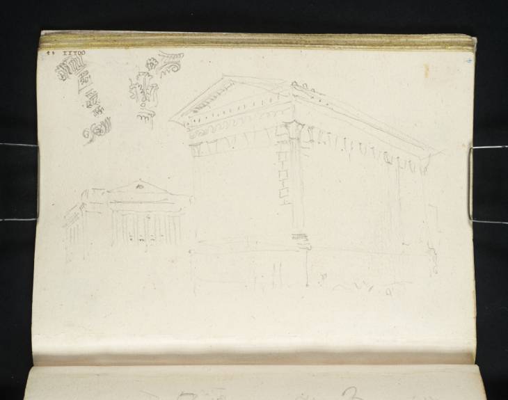 Joseph Mallord William Turner, ‘The Maison Carrée and Grand Theatre, Nîmes’ 1828