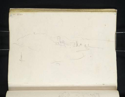 Joseph Mallord William Turner, ‘Distant View of Beaucaire and Tarascon on the Banks of the River Rhône’ 1828